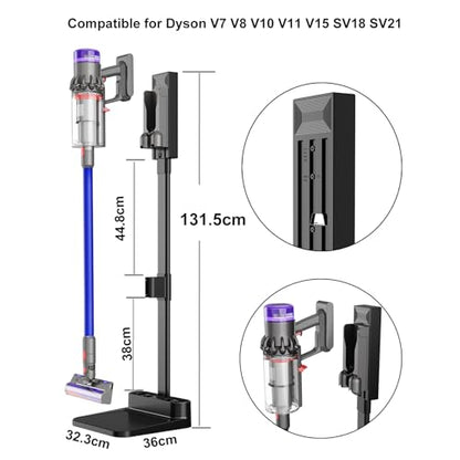 Foho Vacuum Stand Storage Dock Dockings Station Compatible for Dyson V7 V8 V10 V11 V12 V15 SV18 SV21, Storage Bracket Stand Compatible for Dyson Vacuum Cleaner