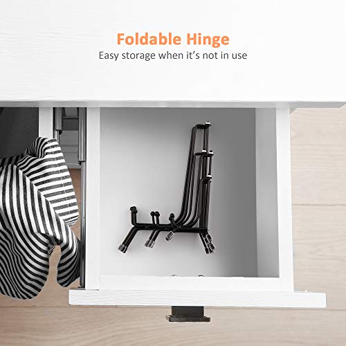 Mocoosy 6 Pack 3 Size Improved Anti-Slip Black Plate Stands for Display | 4 6 8 Inch Plate Holder Display Stands, Iron Wire Easel, Frame Stand for Pictures, Photos, Decorative Platter, Tabletop Art