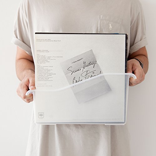 IRIS USA 8-Pack, Connecting Book Bin Organizer Magazine Holder, Clear | Organize books, magazines, notebooks, binders, and school supplies with vertical storage and connecting design