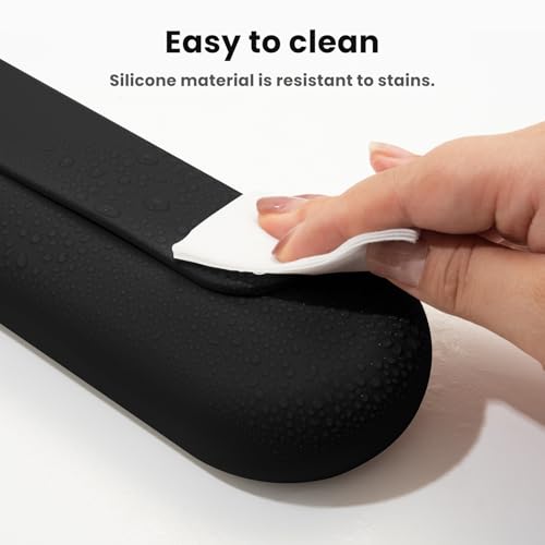 Silicone Electric Toothbrush Travel Case, Manual Toothbrush Travel Cover for Men and Women,Toothbrush Holder for Travel,Gym and More, Fits Most Manual and Electric Toothbrushes - Black