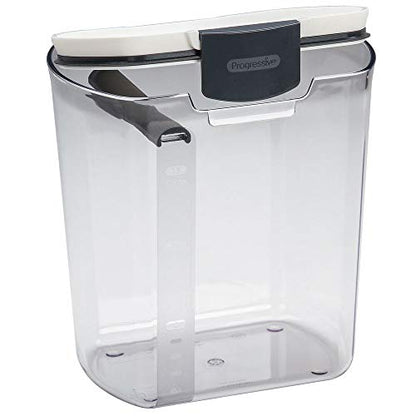Progressive ProKeeper Baker's Airtight Kitchen Storage Canister Container Set for Flour, Sugar & More, Keeps Ingredients Fresh, with Accessories (Multicolor, 6- Piece)