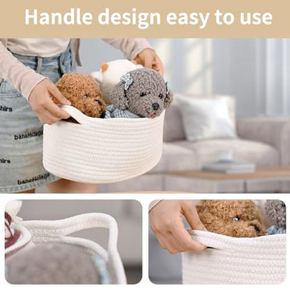 Happyiren Cute Woven Storage Basket – Hunter Green Empty Gift Burr Basket | Great for Halloween, Thanksgiving, Christmas, Birthday, Holiday Gifts; Eco-Friendly Organizer Bin for Nursery, Plants