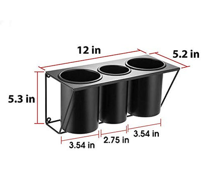 Hair Dryer Holder Hair Styling Product Care Tool Organizer Bath Supplies Accessories Tray Stand Storage Bathroom Steel Hair Dryer Holder(Black) MK470B