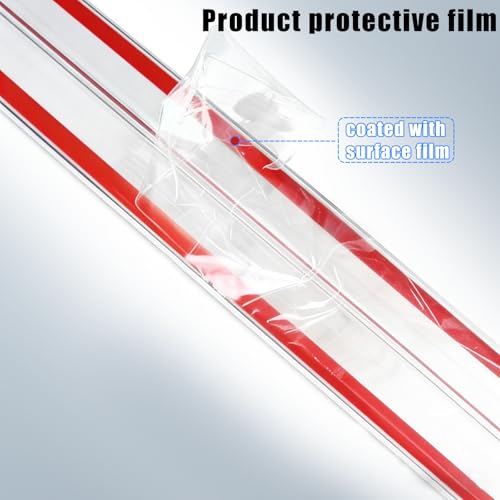 Self-Adhesive Clear Wall Corner Protector - 4Pack, 16 x 1.18 in | HD, Easy to install and maintain, Corner Guards, Edge Guard Strip for Drywall, Baseboards, Cabinet Doors, Shelves, and Desks