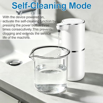 2 Pack Automatic Soap Dispensers,12.8oz/380ml USB Touchless Automatic Foaming Soap Dispenser,Rechargeabled Wall Mounted Smart Soap Dispenser for Bathroom Kitchen Dish Soap