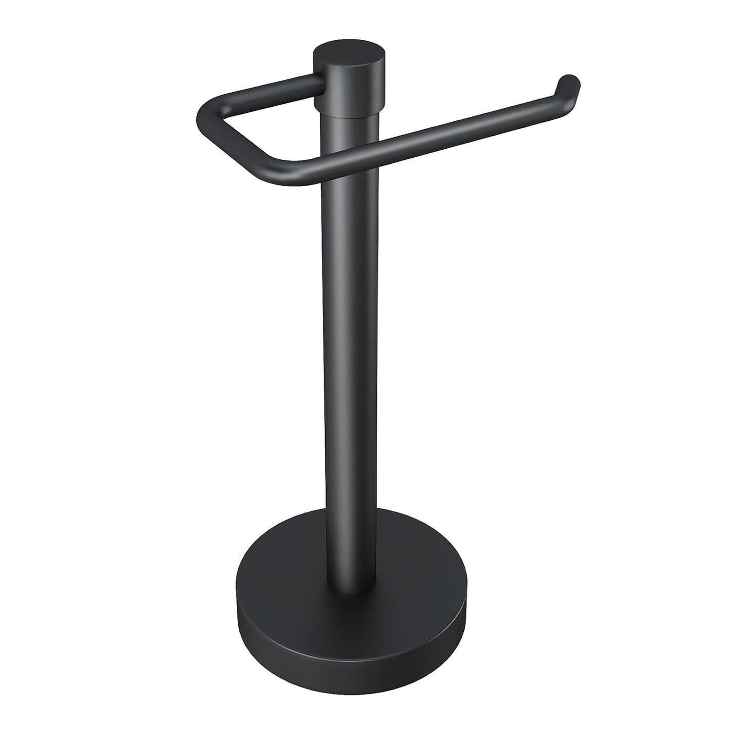 Hand Towel Holder Stand Countertop, Pro Max Matte Black | Towel Rack Free Standing Towel Bar Hanger for Bathroom Kitchen