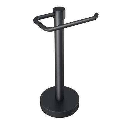 Hand Towel Holder Stand Countertop, Pro Max Matte Black | Towel Rack Free Standing Towel Bar Hanger for Bathroom Kitchen
