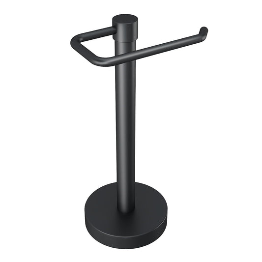 Hand Towel Holder Stand Countertop, Pro Max Matte Black | Towel Rack Free Standing Towel Bar Hanger for Bathroom Kitchen