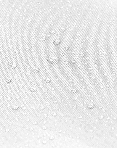 QWORK Washer and Dryer Covers, Heavy Duty Waterproof Washing Machine Cover for Most Top Load or Front Load Machine, Dustproof, All Weather Protection, 29" W x 28" D x 43" H