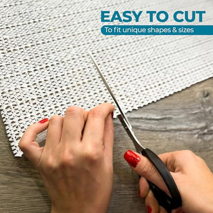 Superior Area Rug Pad, Non-Slip, Non-Skid, Floor Protector, Table Runner, Hardwood And Tile Floors Padding, Washable, Place Mats, Gripper Mat, Slide Stoppers, Rubber Rug Grip, 5' x 8', Cream