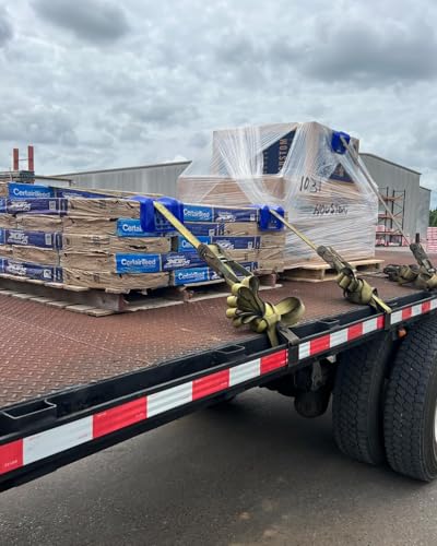 JUCHEN Flatbed Edge Protector,Cargo Corner Protector.(30Packs) | V-Shaped Protective Corner Guards,Protects Cargo Edges from Wear & Tear.Blue