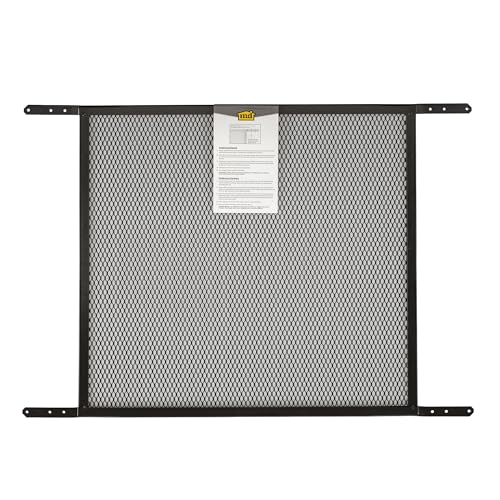 M-D Building Steel Door Grille, Bronze, 24in x Fits Doors 30in-36in | Powder-Coated Steel, Screw-On Install Screws Included, Cut-To-Fit Hacksaw Trim, Indoor/Outdoor Use, Rust Resistant