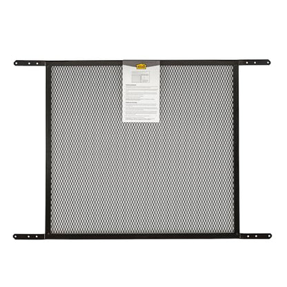 M-D Building Steel Door Grille, Bronze, 24in x Fits Doors 30in-36in | Powder-Coated Steel, Screw-On Install Screws Included, Cut-To-Fit Hacksaw Trim, Indoor/Outdoor Use, Rust Resistant