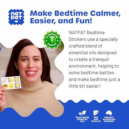 NATPAT Bedtime Sleepy Patch Sleep Promoting Stickers for Kids and Adults | Chemical & Drug Free Sleep Support, Melatonin Free, Children’s Sleep Aid, Natural Sleep Patch (24 Pack)