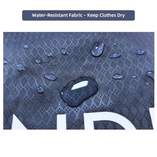 GOGOODA Travel Laundry Bags Reusable Dirty Clothes Bag with Handle | Lightweight Packable & Splash-Resistant Foldable & Space-Saving for Suitcase, Gym, Beach & Business Trips(Navy Blue & Green)