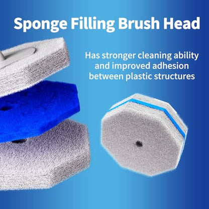 100pc Bulk Toilet Brush Refills - Disposable Toilet Brush Replacement Heads, Pack for Household Cleaning Bathroom cleaners Compatible Heads,washroom mats Cleaning System,Clean Refill Pads.