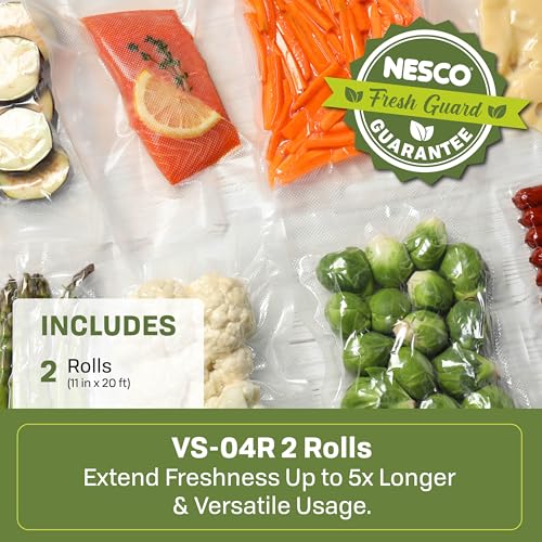 NESCO VS-04R Vacuum Sealer Rolls, 11-Inch