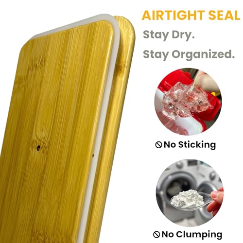Dryer Sheet Holder with Lid, Clear Dryer Sheet Container, Dryer Sheet Dispenser with 4 Labels, Laundry Sheet Holder for Laundry Room and Organization