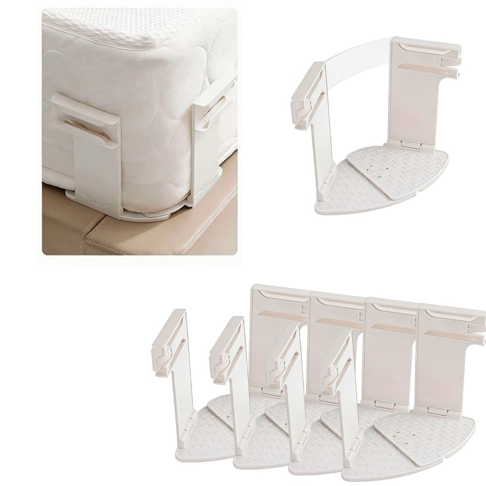 4 Pack Bed Sheet Holders for Corners,Fitted Sheet Holder with Lock Keep Sheets Firm & Tight, ,Easy Installation for Any Mattress Sizes