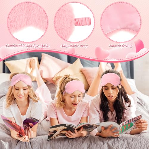 42 Pcs Spa Party Supplies for Women Sleepover Set of 6