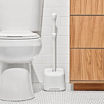 OXO Good Grips Toilet Brush & Plunger Set - White