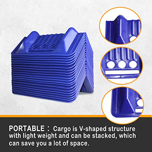 ENJ Flatbed Edge Protectors for Cargo Loads Corner Protectors Flatbed Used Together with Webbing to Protect Cargo, 20 Pack | Corner Protectors Flatbed Used Together with Webbing to Protect Cargo