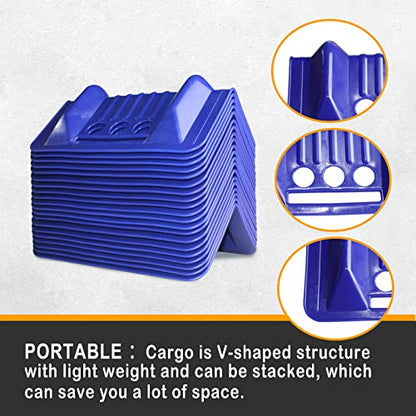 ENJ Flatbed Edge Protectors for Cargo Loads Corner Protectors Flatbed Used Together with Webbing to Protect Cargo, 20 Pack | Corner Protectors Flatbed Used Together with Webbing to Protect Cargo