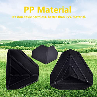 [80 Pack] Shipping Box Corner Protectors Plastic Packaging Edge Protectors, Carton Packing Corner Guard Frame Corner Protectors 60 Type Handcraft Packaging Protector for Express Box Packaging.