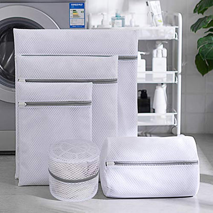 Mesh Laundry Bags for Delicates(2XL+2L), Laundry Bags Mesh Wash Bags, 125gsm Lingerie Bags