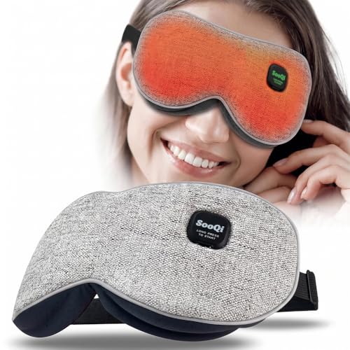 Rechargeable Heated Eye Mask for Dry Eyes, Blepharitis & Eye Fatigue | 3 Preset Heat Modes | 3.5 oz Weighted Comfort | Up to 6 Sessions per Charge | Auto Shut-Off | Washable Cover | USB-C Charging