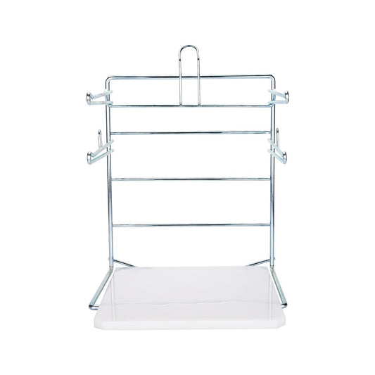 Plastic Grocery Bag Holder - Durable Chrome Stand... (Metal, Plastic)