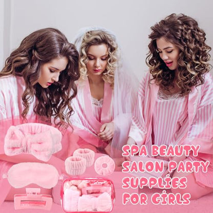 42 Pcs Spa Party Supplies for Women Sleepover Set of 6