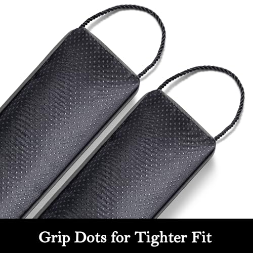 Door Draft Stopper, Removable Washable Cover, 38", Gray | Weighted Gap Filler, Blocks Hot and Cold Air, All-Season Seal, Easy Install, Noise & Wind Blocker, Home Essentials
