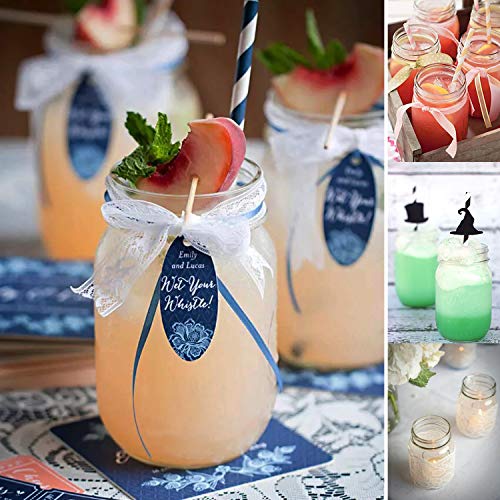 QAPPDA 20 Pack Mason Jars,Glass Jars With Lids 12 oz