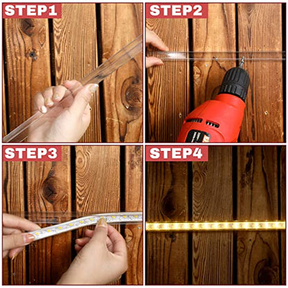 36'' 6 Pack Cabinet Door Protector 3/4 '' Clear Cabinet Protector Edge Guard Plastic U Channel Edge Guard Trimable PVC Protective for Kitchen Cabinets Furniture Decorative Protection
