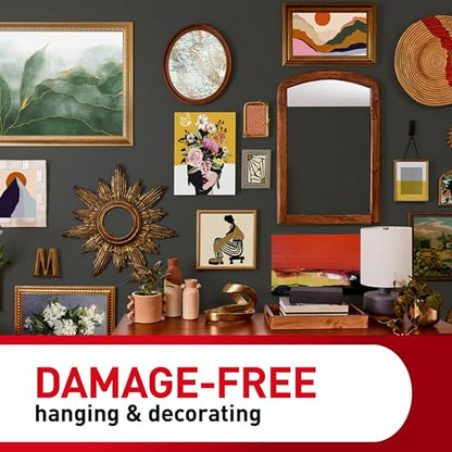 Command Clear Variety Pack, Including 8 Pairs of Picture Hangers, 4 Clear Wire Hooks and 11 Wall Hook for Hanging Back to School Dorm Organizers, Damage-Free Hanging Up to 19 Items