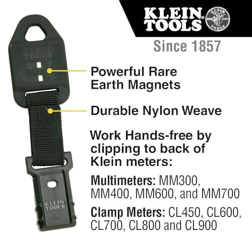 Klein Tools 69417 Rare-Earth Magnetic Hanger, with Strap