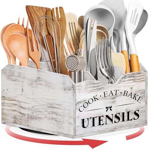 Extra-Large Kitchen Utensil Holder for Countertop-...