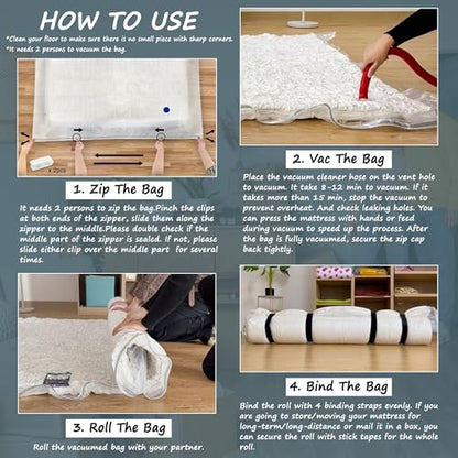 Vacuum Storage Bag for Mattress (Queen/Full)