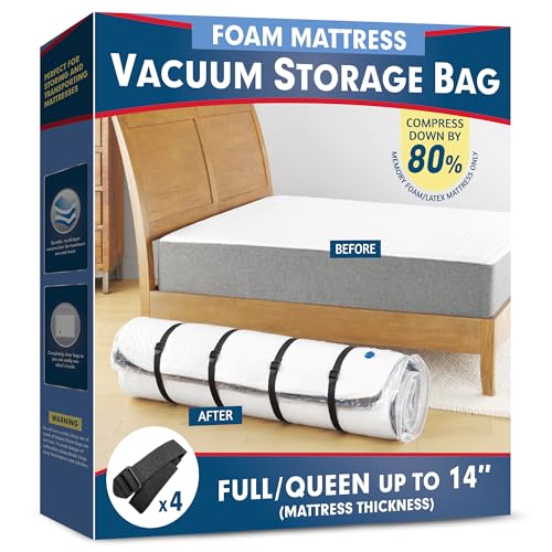 Vacuum Mattress Bag for Memory Foam and Latex (Clr)