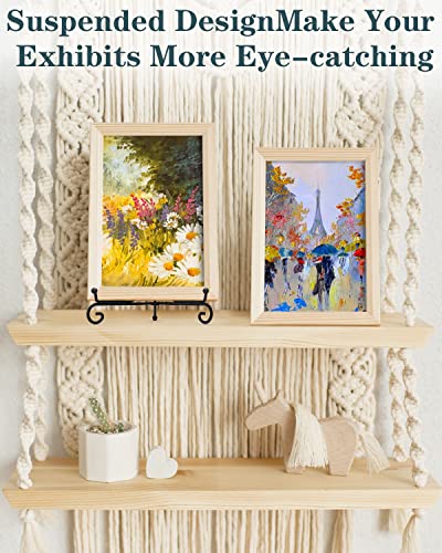 Iron Display Stand 10 Packs, 10 Inches Plate Photo Stand for Display | Black Foldable Easel Stand Holder for Photo Frame, Artwork, Collection, Decorative Plate, Book, Office