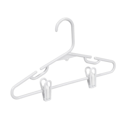 Honey-Can-Do Kids Clothes Hanger, Baby Clothes Hangers with Clips, Removable Clips are Designed to Keep Bottoms and Tops Perfectly Paired, Making it Easier to Organize and Store Outfits, 18 Pack