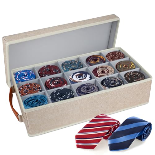 Belt Organizer for Closet, Tie Storage Organizer B...