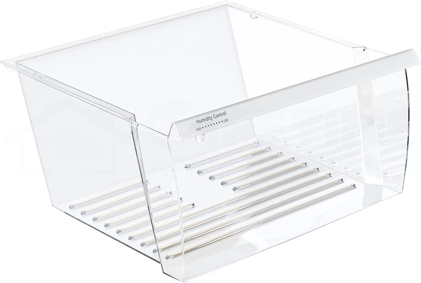 Lifetime Appliance Parts 2188656 Crisper Bin (Upper) Compatible with Whirlpool Refrigerator | Fridge Drawers | Kenmore Refrigerator Parts | Whirlpool Shelf Replacement - WP2188656