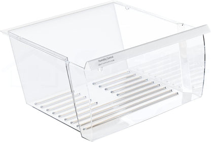 Lifetime Appliance Parts 2188656 Crisper Bin (Upper) Compatible with Whirlpool Refrigerator | Fridge Drawers | Kenmore Refrigerator Parts | Whirlpool Shelf Replacement - WP2188656