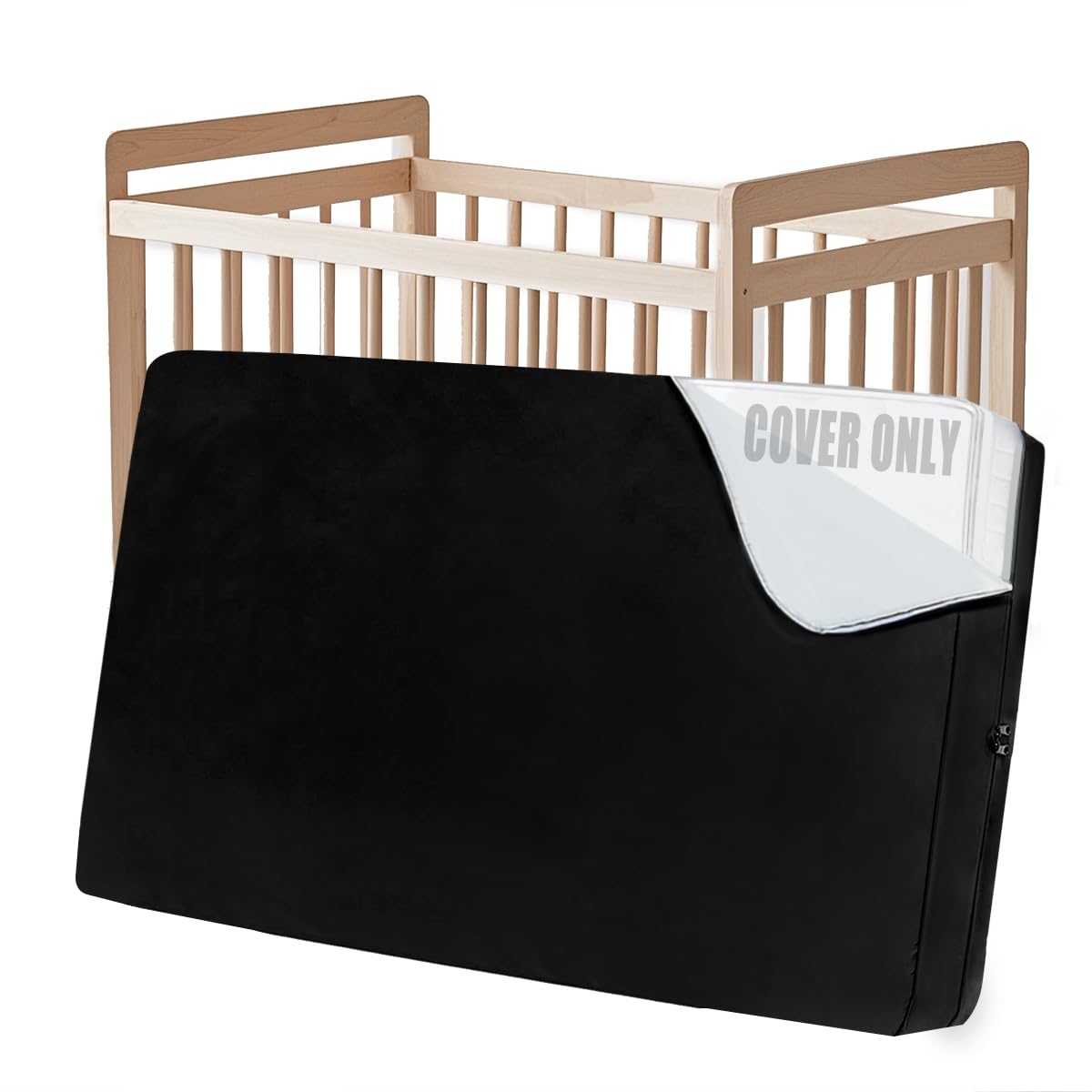Heavy Duty Water-Resistant Crib Mattress Storage Cover Bag with Zipper