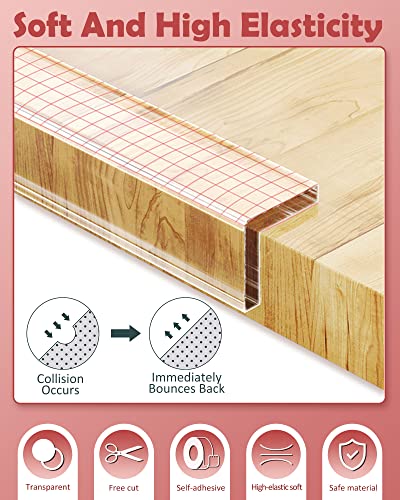 Corner Protector Baby Proofing Clear Edge Protector Furniture 9.84ft | Soft Corner Protectors,Clear Edge Protector Strip For Baby Proofing Furniture Cabinets And Tables