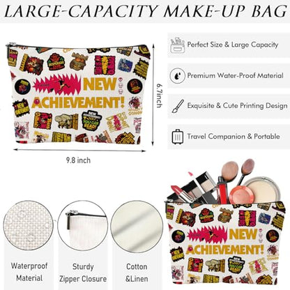 QualityLife DCC Makeup Bag New Achivement Funny Dungeon Book Crawler Reading Carl Merch