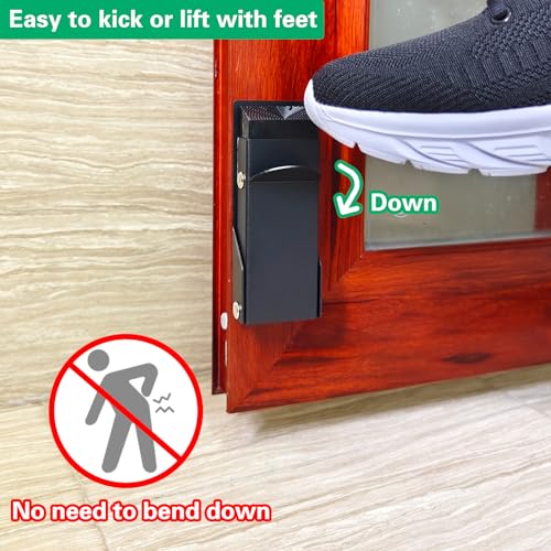Door Stoppers, Kick Down Door Stop, Door Stopper for Bottom of Door, Suitable for Doors with a Gap Up to 3.5 Inches, Door Holder to Keep Door Open