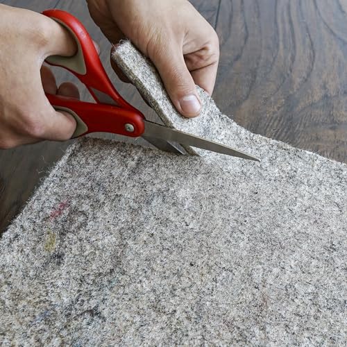 RUGPADUSA - Superior-Lock - 8'x10' - 1/4" Thick - Felt + Rubber - Premium Non-Slip Rug Pad - Perfect for Hardwood Floors, Available in 2 Thicknesses, Many Custom Sizes